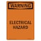 Signmission Safety Sign, OSHA WARNING, 7" Height, Electrical Hazard, Portrait OS-WS-D-57-V-13638 - alternate 1